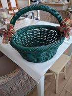 Stevige  mand., Huis en Inrichting, Woonaccessoires | Schalen en Manden, Ophalen, Zo goed als nieuw, Rond, Riet