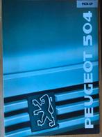 Folder van Peugeot 504 Pick-Up, 1989, Ophalen of Verzenden, Nieuw, Peugeot