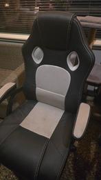 Gaming stoel - Zwart/Grijs, Ophalen, Gebruikt, Zwart, Gaming bureaustoel
