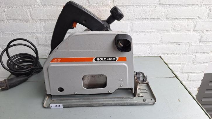Holzher 2120 inval cirkelzaag 1700w (1), Doe-het-zelf en Verbouw, Gereedschap | Handgereedschap, Gebruikt, Ophalen of Verzenden