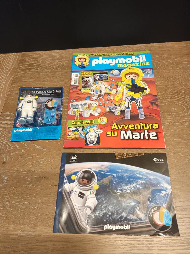 playmobil esa astronaut luca parmitano incl tijdschrift nieu, Kinderen en Baby's, Speelgoed | Playmobil, Nieuw, Complete set, Ophalen of Verzenden