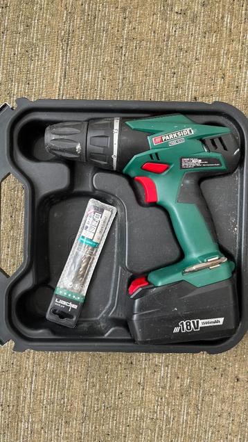 Parkside 18 volt accuboormachine ZONDER lader. beschikbaar voor biedingen