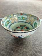 Antieke Chinese kom - Vechtende hanen, 1880-1920, Ophalen of Verzenden