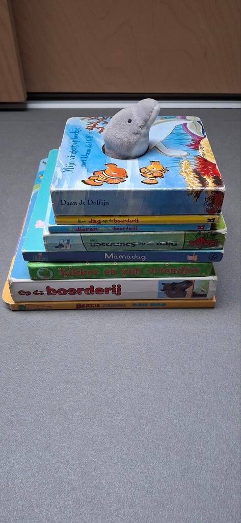 Pakket baby dreumes peuter boeken, o.a. Peppa big, Ophalen of Verzenden, Zo goed als nieuw, Uitklap-, Voel- of Ontdekboek