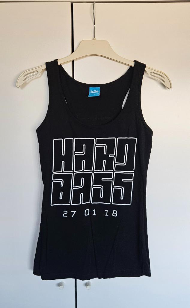 Hard Bass 2018 Festival Hemdje, Kleding | Dames, Tops, Zo goed als nieuw, Maat 36 (S), Zwart, Zonder mouw, Ophalen of Verzenden