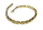 Massief Gouden Konings Armband Byzantijns 23 cm / 31.7g /5mm