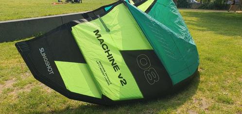 Slingshot Machine v2 8m, Watersport en Boten, Kitesurfen, Gebruikt, Kite, 8 m², Geen board, Ophalen of Verzenden
