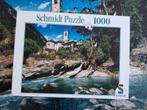 Schmidt Puzzle - Lavertezzo, Zwitserland - 1000 stukjes, Ophalen of Verzenden, 500 t/m 1500 stukjes, Zo goed als nieuw, Legpuzzel