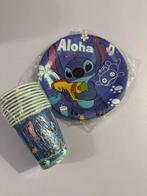 Stitch 10x taartbordjes + 10x bekers, Verzenden, Nieuw, Versiering