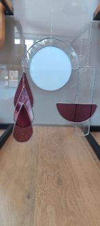 Modern Glas in lood object."druppels". Suncatcher, Ophalen of Verzenden, Nieuw