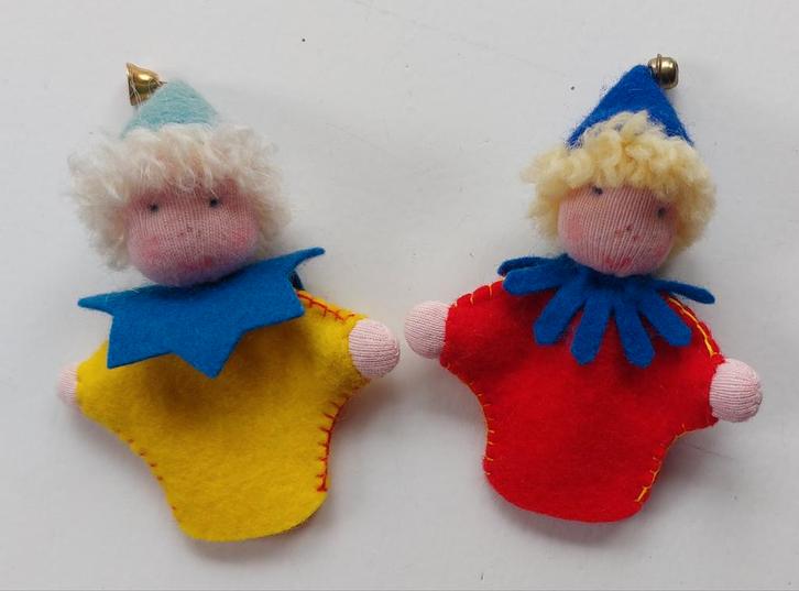 Waldorf Kabouter Vingerpopjes, vrijeschool, Hobby en Vrije tijd, Vilt, Nieuw, Overige typen, Wolvilt, Ophalen of Verzenden