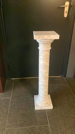 Marmer zuil bianco carrara, Huis en Inrichting, Ophalen of Verzenden, Rechthoekig, Minder dan 100 cm