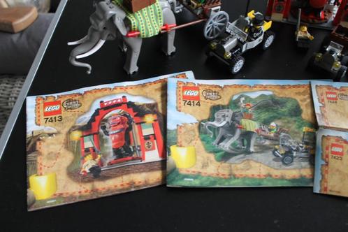 lego Orient Expedition 7414, 7413, 7424, 7423, Kinderen en Baby's, Speelgoed | Duplo en Lego, Zo goed als nieuw, Lego, Complete set