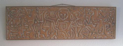 Hubert Bekman Sculptuur Vogelmotieven 1962 Pulchri Studio, Antiek en Kunst, Kunst | Beelden en Houtsnijwerken, Ophalen of Verzenden