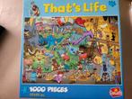 That's life puzzel Goliath 1000 stukjes, Ophalen of Verzenden, 500 t/m 1500 stukjes, Zo goed als nieuw, Legpuzzel
