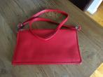 Damestas rood, clutch met korte schouderriem, Ophalen of Verzenden, Zo goed als nieuw, Rood, Avondtasje