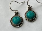 Zilveren oorbellen Turkoois, Hangers, Zo goed als nieuw, Met edelsteen, Zilver