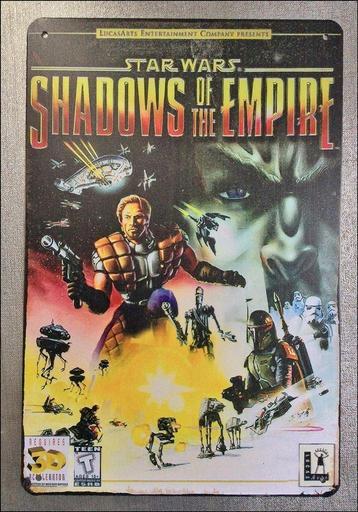 STAR WARS SHADOWS OF THE EMPIRE PC Wandbord poster beschikbaar voor biedingen
