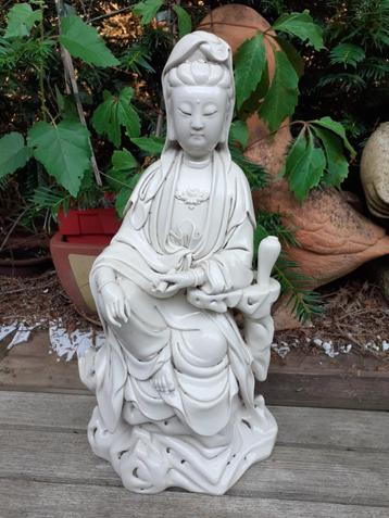 Gr Chine de Blanc Beeld Kwan Yin Godin van de Barmhartigheid beschikbaar voor biedingen
