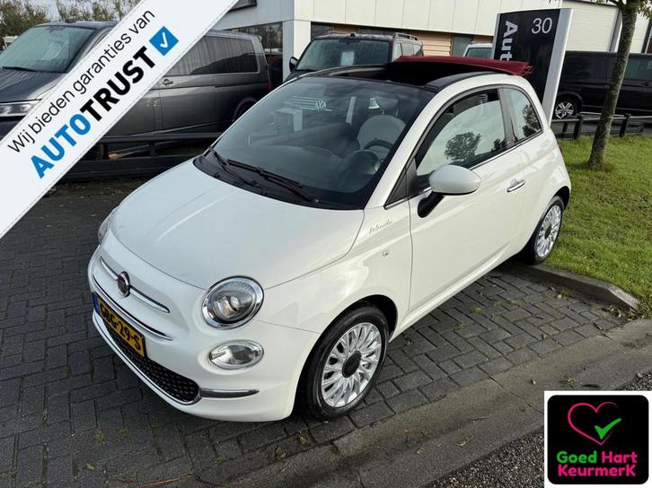 Fiat 500 1.0 Hybrid Sport CABRIO MY DOLCEVITA CARPLAY,LEDER,, Auto's, Fiat, Bedrijf, Te koop, 500C, ABS, Airbags, Airconditioning