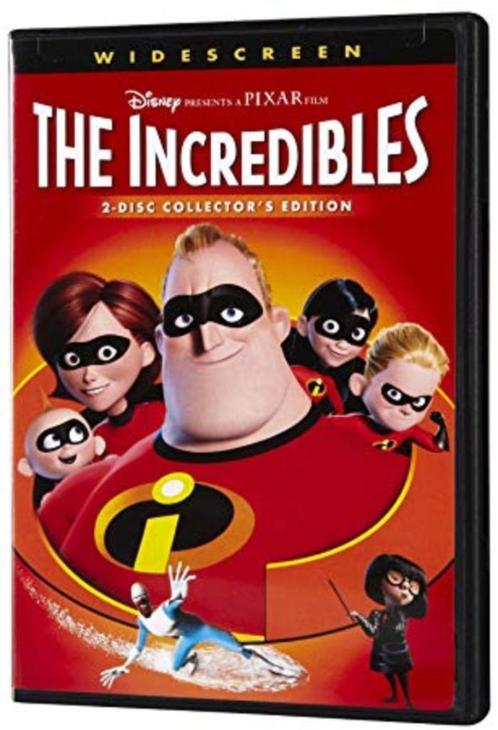 The Incredibles dubbeldisc Walt Disney Engels en Spaanstalig, Cd's en Dvd's, Dvd's | Kinderen en Jeugd, Zo goed als nieuw, Avontuur