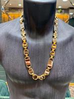 18 Kt Goud - 162 Gr - PLATTE MAGNUM - Ketting, Ophalen, Nieuw, Goud