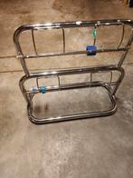 Vintage Verchroomde Dubbele papierrolhouder, Diversen, Ophalen of Verzenden, Gebruikt