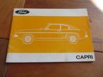 Instructieboek Ford Capri 1.3 t/m Capri 3.0 V6 1973 mooi!, Ophalen of Verzenden