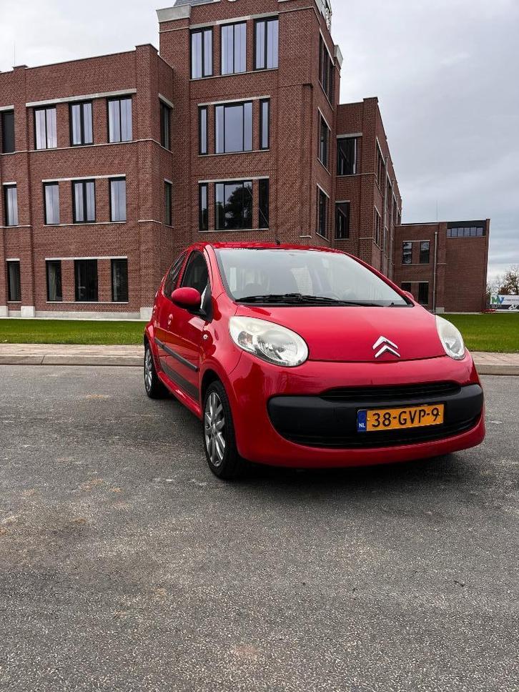 Citroën C1 1.0 5-DRS 2008 Rood, Auto's, Citroën, Particulier, C1, Airbags, Airconditioning, Apple Carplay, Bluetooth, Centrale vergrendeling