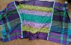 SUPER TRENDY grote sjaal paars/groen print, Kleding | Dames, Mutsen, Sjaals en Handschoenen, Ophalen of Verzenden, Nieuw, Sjaal