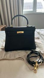 Calfskin bag with gold hardware, Ophalen of Verzenden, Zo goed als nieuw