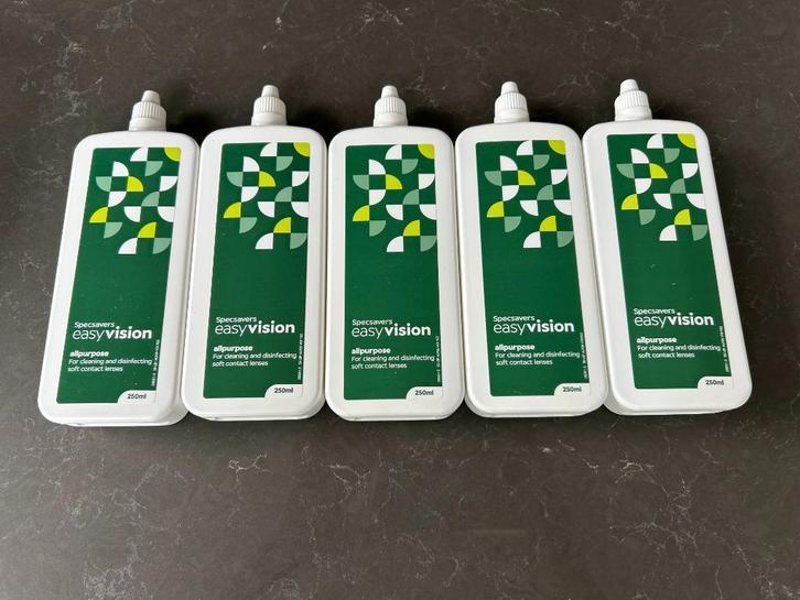 NIEUW 5 flacons All Purpose vloeistof zachte contactlenzen, Sieraden, Tassen en Uiterlijk, Uiterlijk | Gezichtsverzorging, Nieuw