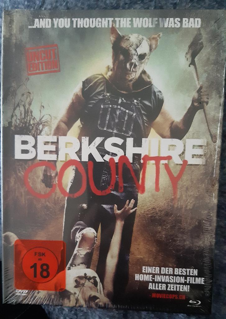 Berkshire County Blu-ray Mediabook/Digibook UNCUT Wrong Turn, Cd's en Dvd's, Blu-ray, Nieuw in verpakking, Horror, Boxset, Verzenden
