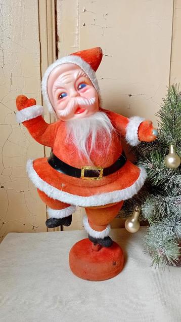 Vintage Kerstman flock beschikbaar voor biedingen