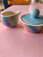 Vintage DDR Melk en Suiker Set - Jaren 60, Huis en Inrichting, Keuken | Servies, Gebruikt, Keramiek, Overige typen, Ophalen of Verzenden