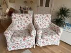 Ikea Jennylund stoelen met beige hoezen, Huis en Inrichting, Fauteuils, Ophalen, Gebruikt, Minder dan 75 cm, 50 tot 75 cm