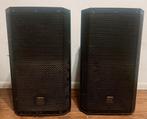 2 stuks EV ZLX 12P (1st Gen) incl. hoezen, Gebruikt, 120 watt of meer, Front, Rear of Stereo speakers, Ophalen