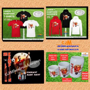 PSV 25x landskampioen 2024, shirt of hoodie, beer, bierlamp 