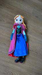 Frozen Anna stoffen pop 47 cm groot, Overige typen, Ophalen of Verzenden, Zo goed als nieuw