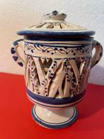 Vintage Majolica Pot Pot met Lepels, Ophalen of Verzenden