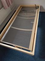 Auping Eenpersoons Elektrisch Verstelbaar Bed + Ombouw, Huis en Inrichting, Slaapkamer | Bedden, Ophalen, 90 cm, Eenpersoons, 200 cm