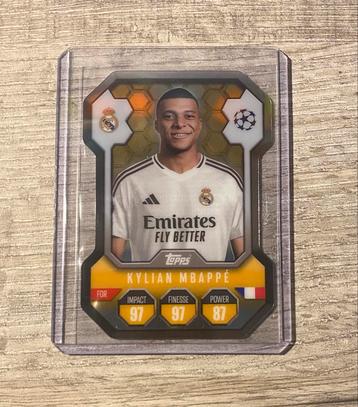 Kylian Mbappe Shield Chrome Topps Match Attax 2024/25 beschikbaar voor biedingen