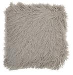 Sierkussens Dubbelzijdig Langharig Mongolian Bont Grijs, Ophalen of Verzenden, Nieuw