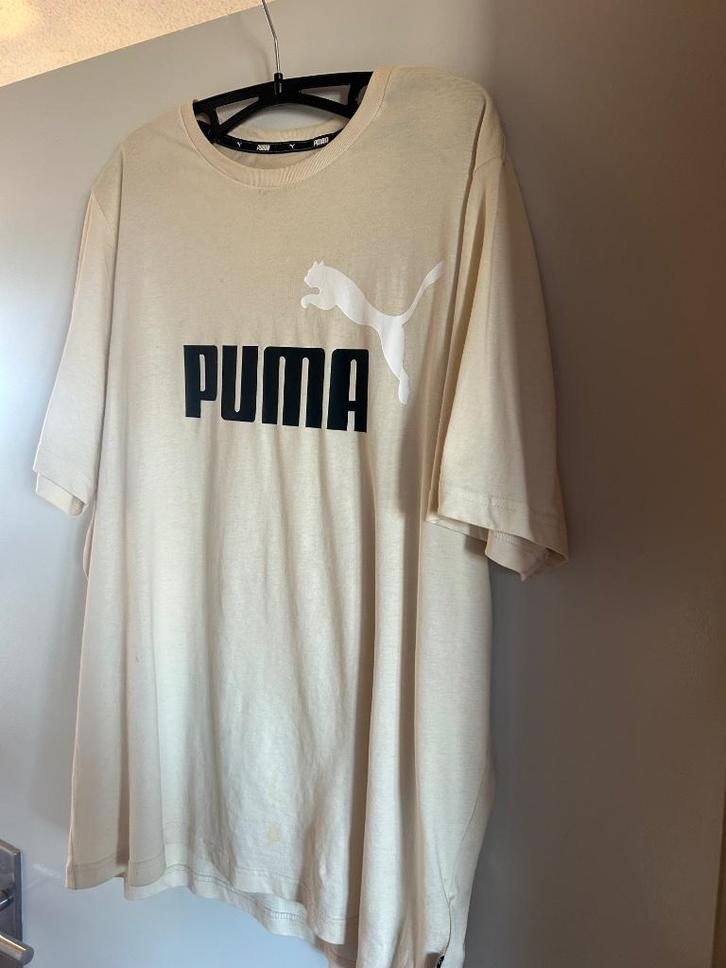 Puma T shirt met logo heren Maat L in nieuwstaat Beige, Kleding | Heren, T-shirts, Nieuw, Overige maten, Beige, Ophalen of Verzenden