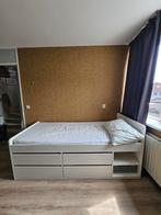 Släkt bed met lades., Huis en Inrichting, Slaapkamer | Bedden, Ophalen, Overige materialen, Gebruikt, 90 cm
