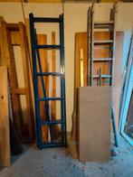 Stalen stelling, blauw, Ophalen