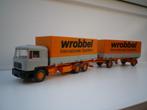 Wiking Man F90 wisselbak combinatie Wrobbel spedition, Ophalen of Verzenden, Zo goed als nieuw, Bus of Vrachtwagen, Wiking