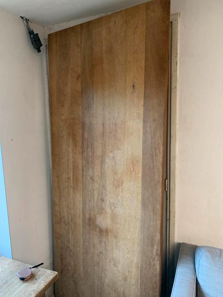 Kersenhouten tafel - Opknapper met potentie!, Huis en Inrichting, Kasten | Kledingkasten, Gebruikt, Minder dan 100 cm, 100 tot 150 cm