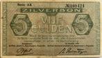Nette vijf gulden 1944, Ophalen of Verzenden, 5 gulden, Los biljet