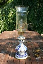 Porseleinen en kristallen tafellamp Sevres, Ophalen of Verzenden